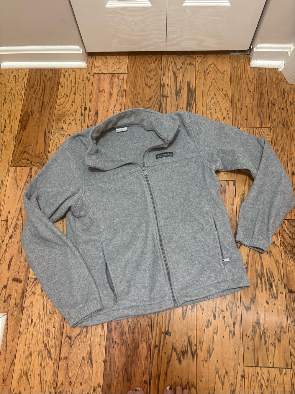 Columbia Men’s Gray Full-Zip Fleece Jacket